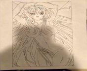 My drawing of Rias Gremory. Sorry about the eyes. Its not finished, Feedback is very welcomed. From one of the scenes from the Anime. [NSFW][Media] from collection of rape scenes from films leaked mp4