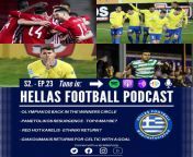 [Podcast] [Football] [Soccer] #HellasFootyPod Ep 23 is up! #SLGR results. Will we see a #GreekCup shock? Karelis on fire. Should he be considered for an #Ethniki return? Another Greek wonderkid makes his debut in the #SerieA. All that &amp; much more. from zeetv seriea