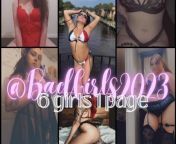 Cum join the baddest and hottest girls of onlyfans! 6 girls for the price of 1 UNCENSORED?? Mention scarlett for a free written dick rating when you join! from girls of bib