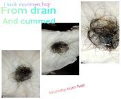 [50/50] Mom buys wholesome gift for son (SFW) &#124; Son takes mom&#39;s hair from drain and cums on it (NSFW) from son takes moms panty off