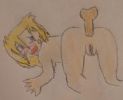 Aria loves anal (old drawing) from aria 6