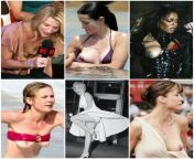 Claire Danes vs Courteney Cox vs Janet Jackson vs Kirsten Dunst vs Marilyn Monroe vs Sophie Marceau from janet jackson nude xxx baby