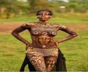 Ethiopian body paint festival from ethiopian mana sexual vdeo