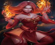 [F4A] Lina, Fire Sorceress. Looking for dominant and violent guys without mercy, Lina is a Witch and Pyromsniac so wont heasitate or feel pity for her from lina preg