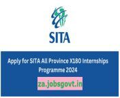 SITA Internships Vacancies 2024 (x180 Posts) Apply Closing Date Before from sita ravan