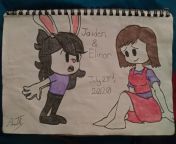Crossover between Jaiden and Elinor (from the upcoming PBS KIDS show) from pbs kids system cue wild kratts