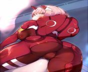 not ironically yesterday night I had a dream in which zero two performed an &#34;experiment&#34; with me in which she tested how long I could stand her sitting on my face and after a while I woke up with my face exactly on the ass of my body pillow of her from darlang in franks zero two