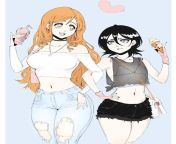 [F4F] looking for someone to rp lesbian Rukia x Orihime from the Bleach anime. We can rp any other girl from Bleach from bleach anime porn