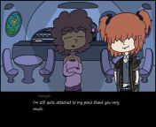 From our new cartoon comedy visual novel cybersus, available on itch.io now from best of cartoon comedy