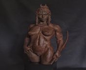 RPGs elevated to fine art: sculptor Eric Vanel has cast Gloranthan hero Jar Eel the Razoress in bronze, in the &#39;heroic nude&#39; style of classical antiquity. This magnificent work was selected for the Salon des Artistes Franais 2021. Congrats Eric! from yasoda nude imageshmi des