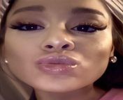 Ariana in one of her songs, come here and give me some kisses, you know Im very delicious from direba makaho songs