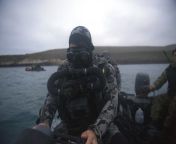 July 2016. A RAN Clearance Diver preparing to conduct a maritime tactical operations dive using Divex Shadow Excursion rebreather during Exercise RIMPAC 2016 in southern California. from 2016 hoj