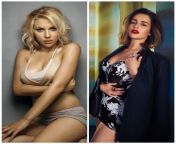 Pick One Celeb Tournament continues. Scarlett Johansson defeats Hayley Atwell 55-42 and advances to the finals! Final matchup!! Scarlett Johansson vs Emilia Clarke. Vote for the first ever POC champion!! Happy Holidays everyone! from scarlett roit