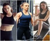 Who&#39;s Would you rather as your gym trainer who fucks you after an intense workout, Hailee Steinfeld, Scarlett Johansson OR Gal Gadot? from gym trainer fucks hot indian model