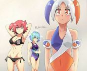 Earth-chan x HH-chan x Tide Pod-chan from 46 chan hebe 32
