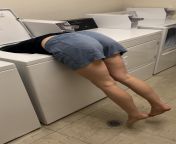 Girl stuck in washing machine from hot step sister stuck in washing machine gets fucked by step brother before helping her out