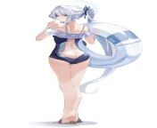 Swimsuit Miyako Thighs [Blue Archive] from miyako