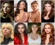 Reverse gangbang choose 4, Scarlett Johansson, Olivia Munn, Kate Upton, Kate Mara, Billie Eilish, Hailee Steinfeld, Lia Marie Johnson, Madelaine Petsch from upton kate