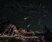 Perseid meteor shower at its peak. Credit: David Kingham Photography from david hamilton photography
