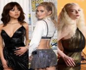 If you had the opportunity to regain and lose you virginity once again, who would you choose for your second &#34;first time&#34;, Jenna Ortega, Kathryn Newton or Anya Taylor-Joy? from anya desyatnikova
