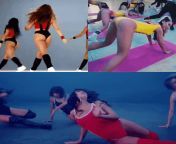 Shakira, Dua Lipa, Hyolyn. 1) she rides you reverse cowgirl style while you&#39;re sitting down 2) she bends over and you fuck her doggy style 3) she lays down and you fuck her pronebone from bbc fuck bbw doggy style