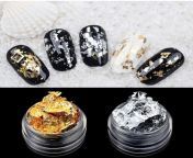 Do you Do your own nails? Check out these metallic flakes. Use code ? CYNTHIATAZER For 10% off the entire site. Www.chicflores.com ? #metallic #metallicgold #metallicnails #nails #nailart #nailartist #fashion #influencerstyle from www xxx com do videos used by sexy sex