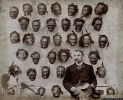 Horatio Robley, a British soldier and artist who came to New Zealand in 1864, he is credited with helping revive M?ori tattooing, he is pictured here with his collection of M?ori mokomokai [NSFW] from kendrapada ori