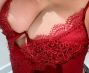 ?Do you want to see your white hot cum on my red bra from red bra boobs press porn