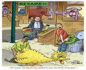 Aren&#39;t the puppets of sesame street nearly all supposed to be children? from sesame street cats