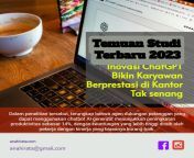 Inovasi ChatGPT Bikin Karyawan Berprestasi di Kantor Tak senang : Temuan Studi Terbaru 2023 from colmek terbaru