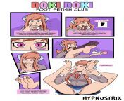 [M4A] Doki Doki Foot Fetish Club: Looking for someone to play as the DDLC girls in a hypnosis foot fetish roleplay. &#124; Discord is justanotherloser from strangle neck fetish club xxxx
