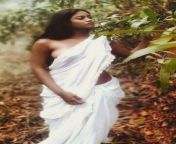 Bengali Beauty in the garden from bengali movie naket