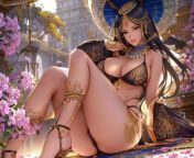 “My, what do we have here? You certainly don’t look like you belong in this place… Foreign traveler, hm?~ I can tell you about our customs~” - (Would love to be an Empress who meets a foreign adventurer, and desires to “teach” them their traditional custo from foreign hot sex