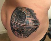 Healed Death Star ass tattoo done at PnP tattoo in Manila. Thats no moon. from ass tattoo