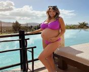 Pregnant Rhian Sugden from rhian sugden onlyfans leaks 13
