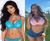 The Chest Champion Demi Rose vs Lyna Perez from demi rose topless white thong video leaked