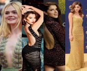 Elle Fanning, Hailee Steinfeld, Anna Kendrick and Natalia DyerWhich girl blows you, who do you eat out, who do you fuck romantically and who do you hard fuck relentlessly? from lewd asmr popular girl blows you f4m 18 bj turns to anal i was dared hurry up and cum from hentai girl cu watch video
