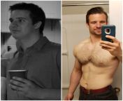 M/28/6&#39;1&#34; [254lbs &amp;gt; 200 lbs = 54lbs ] 6 months of IF, rigorous compound training, 10k walks with my dog daily and clean eating have blessed me with pretty good progress for 6 months. Lost 1/5th of myself and happy to leave it behind. from xxxx of rubel and happy