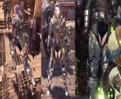 [Monster Hunter: World], where trousers have coochie-butt window from monster hunter monster hunter world kulve taroth armor