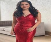Busty Puja Banerjee in red hot gown. from bbs motor boys nudegali actor puja bose naked sex hot deep navel photo