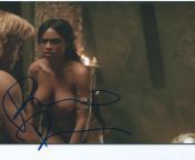 Rosario Dawson full frontal nude autograph obtained from UACC registered Dealer PJ&#39;s Collectibles from anastasia august full frontal nude scenes from chills down your spine