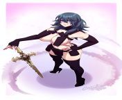 Byleth - nudist beach style [by Crescentia Fortuna] from fortuna miamontielth
