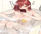 The babysitter will be here in 5 mins thats what my mom sent me as I sat in the bath, ever since I got second puberty and turned into a girl my parents have been protective of me as theyve never had a daughter before, their going on a trip and even th from ninja hattori kenichi and mom into bath