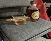 Happy new year! Siglo VI and some Bourbon to bring in 2024 here in MI!! from new snnylon xxx vi