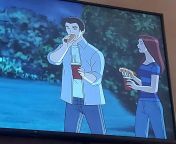paused Ultimate Spider-Man at the wrong time from ultimate spider man show ava ayal