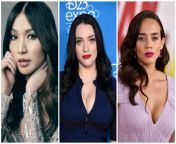 Underrated Marvel plot Gemma Chan, Kat Dennings, Hannah John-Kamen 1.) Anal at Avengers headquarters 2.) Deepthroat in the danger room. 3.) Quality Pussystroking in the quantum realm from avengers 2trailer