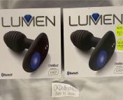 WTS two NEW OhMiBod Lumen plug, powered by Kiiroo in sealed boxes &#36;90 each free shipping (US) details in comments from lumen