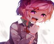 A very mentally corrupted Natsuki wants to &#34;play with&#34; you, just like she recently &#34;played with&#34; her father... (or was it Monika instead?) (by chychydapotats on DeviantArt) from ddlc naked natsuki