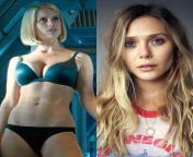 Rough Anal Creampie with Alice Eve or Passionate Sex (Cum on Face) with Elizabeth Olsen from alice hoamil actor sangavi sex