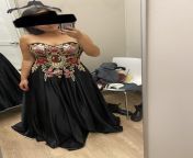My friend looooves to try clothes on at the mall for fun and usually I just watch because trying on clothes makes me sweaty but I really liked this dress. from my real wife exclusive boob show tease at shopping mall 100 real video must see